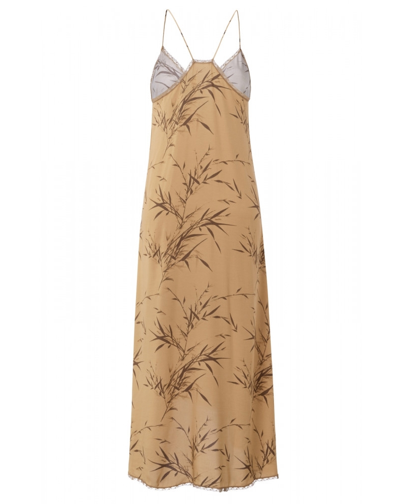 MAXI JURK MET BAMBOEPRINT