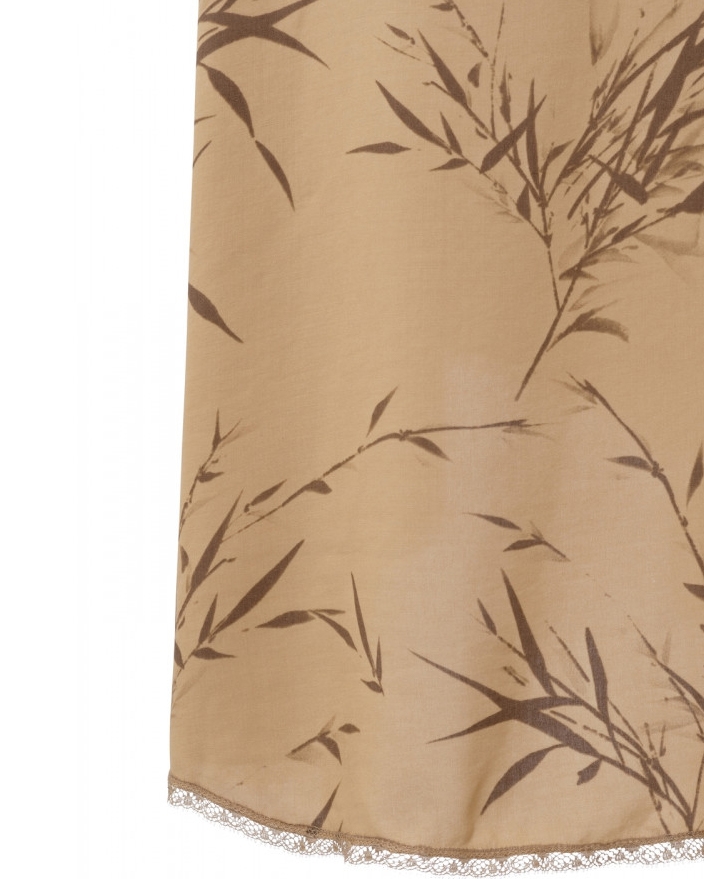 MAXI JURK MET BAMBOEPRINT