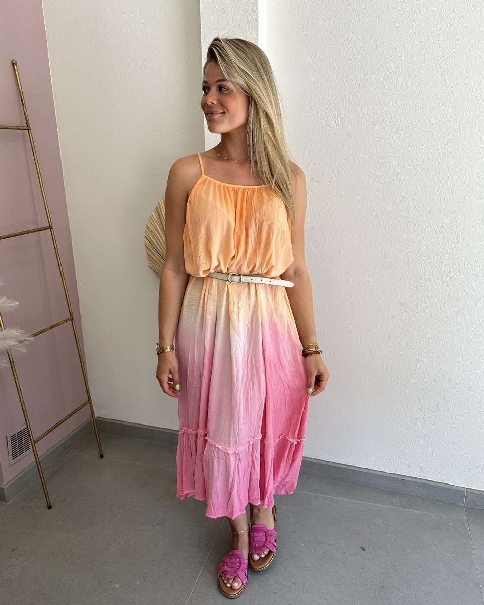 JURK DEGRADE ORANJE ROZE