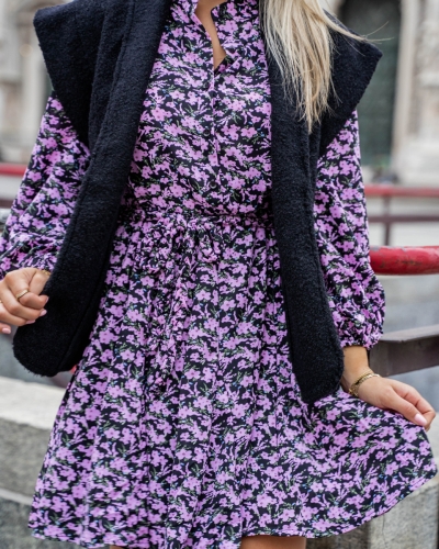 JURK VIVA ROZE BLOEMEN