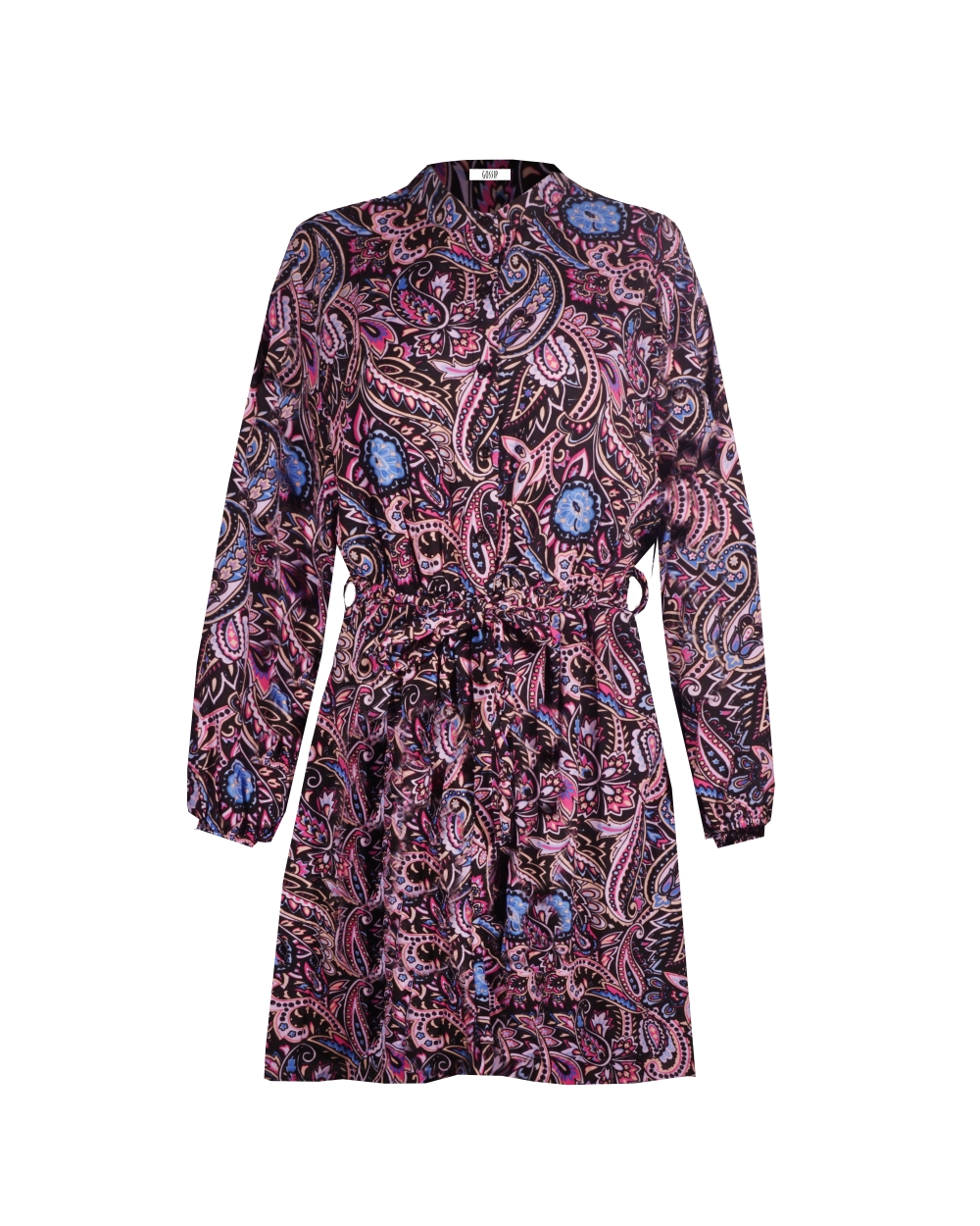 JURK VIVA ZWART PAISLEY