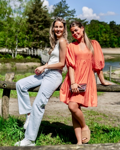YAYA JURK MET BALLONMOUWEN PEACH
