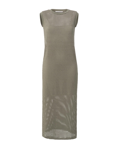 CROCHET JURK ARMY GREEN