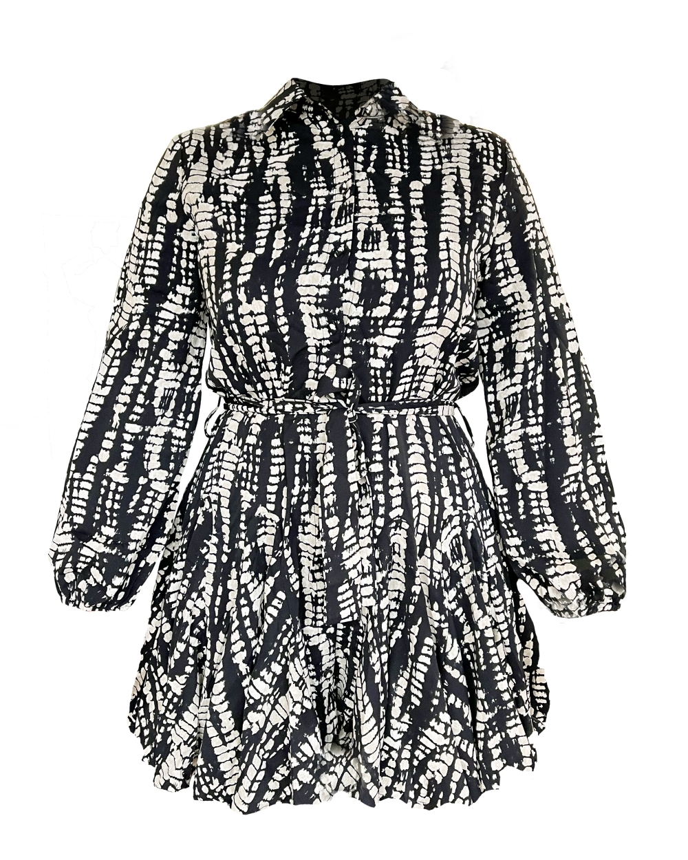 JURK EVIE ZWART/BEIGE