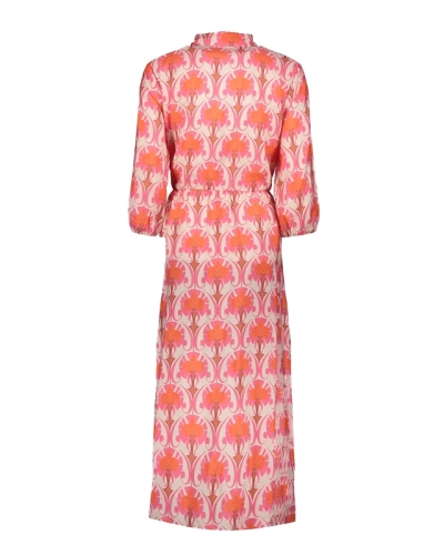 STROKENJURK MET PRINT ROZE