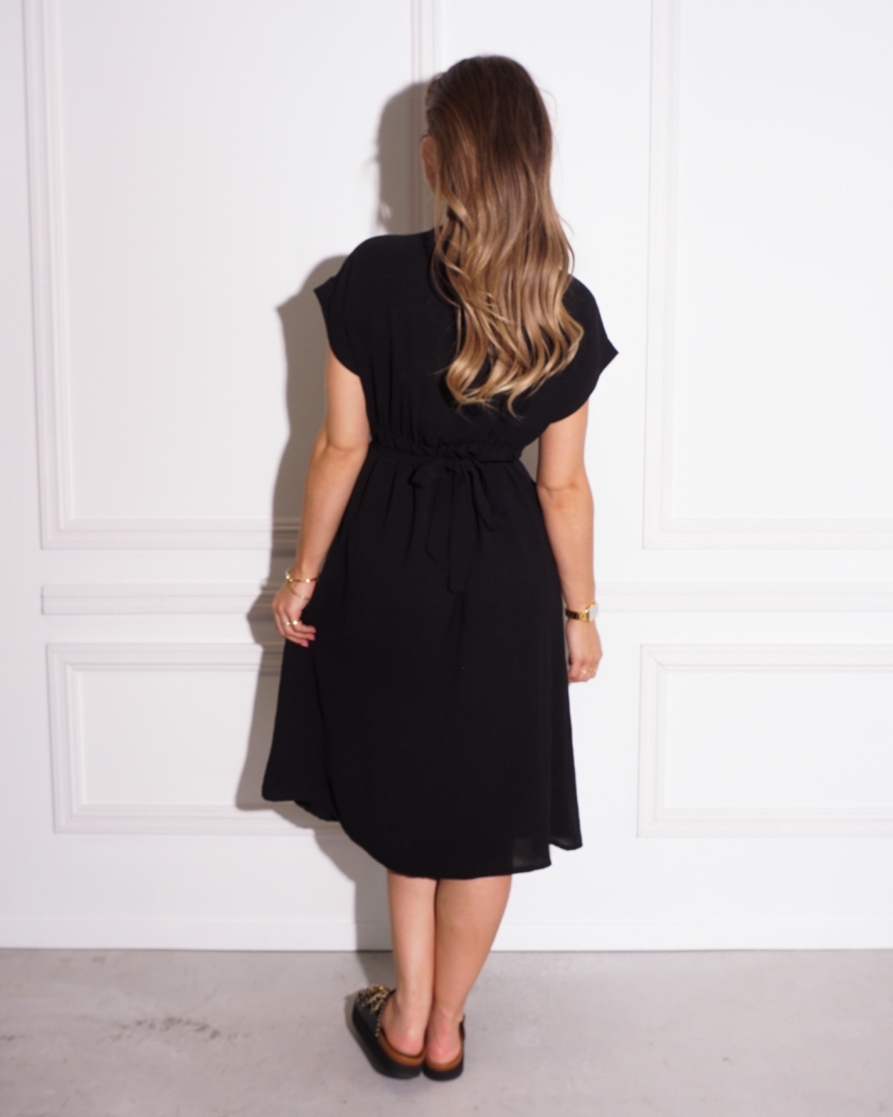 MIDI JURK ANNA ZWART