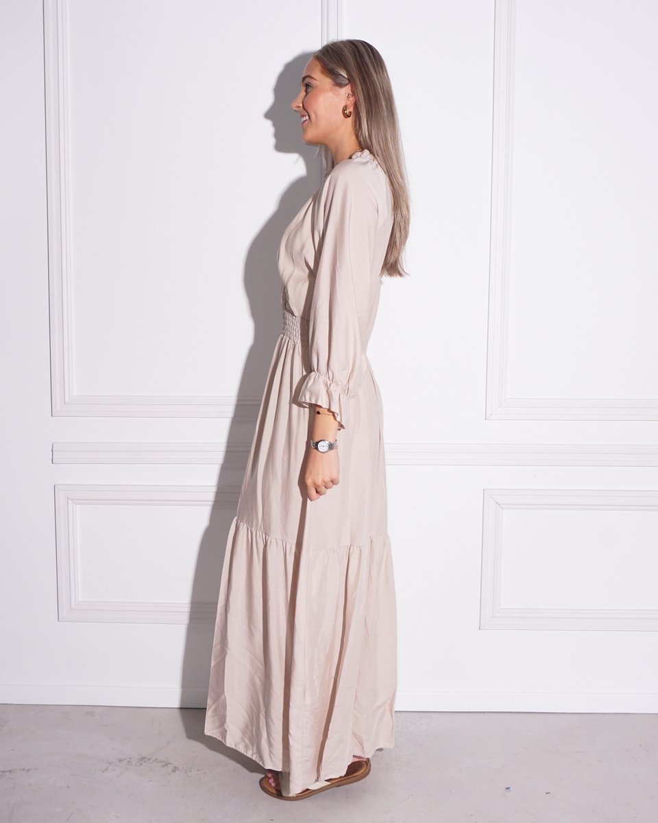 MAXI JURK NILA BEIGE