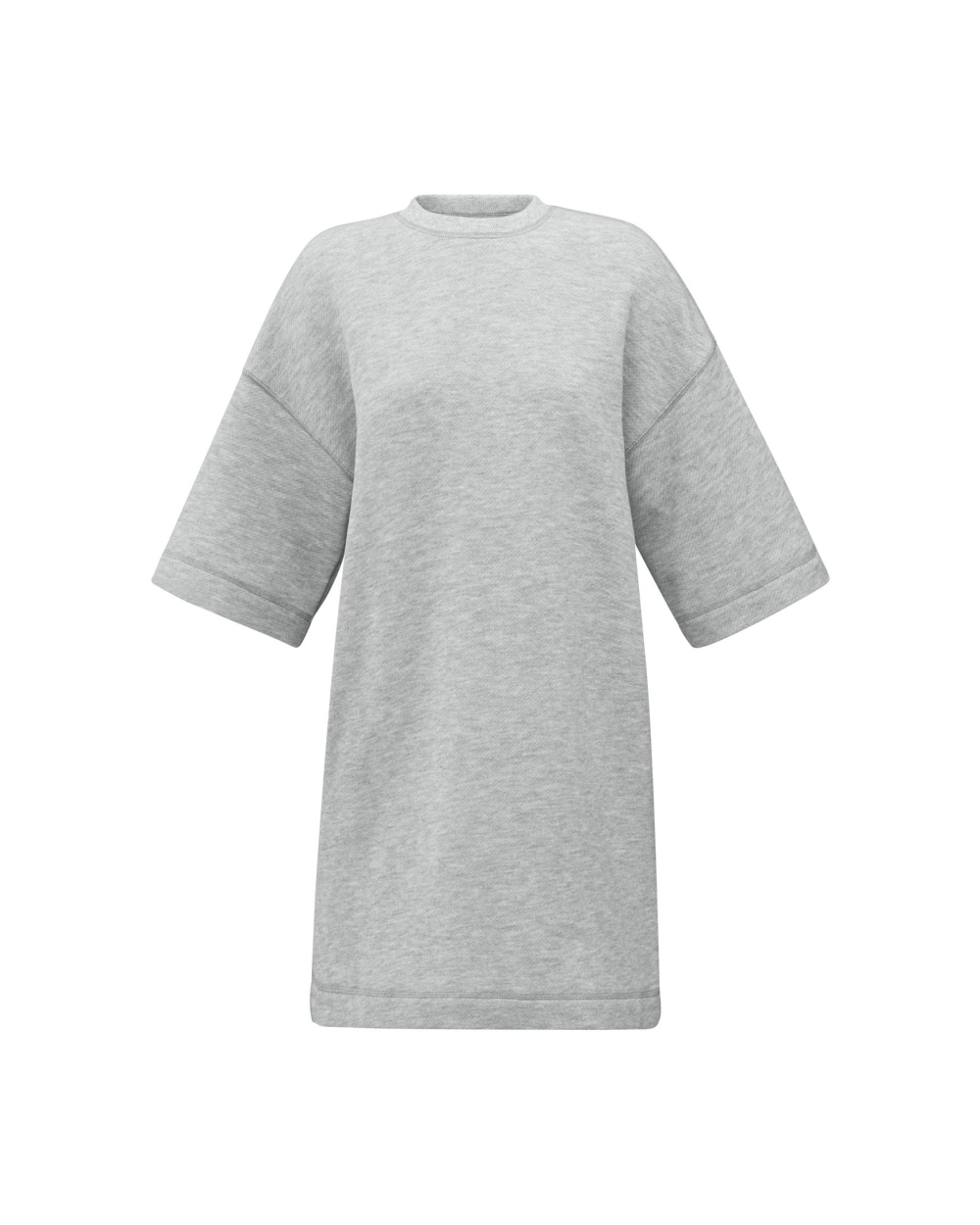 SWEATSTOF JURK LICHT GRIJS