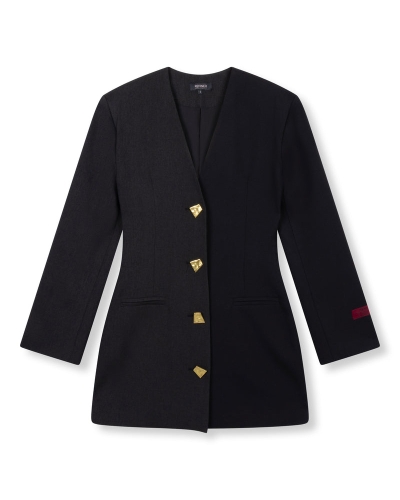 BLAZER DRESS STAR ZWART