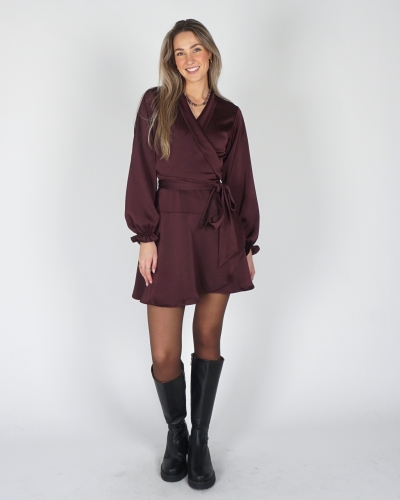 JURK COLBIE SATIJN BORDEAUX