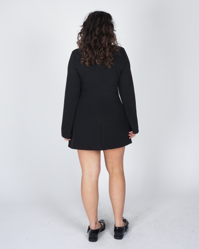 AANGESLOTEN JURK KATE ZWART
