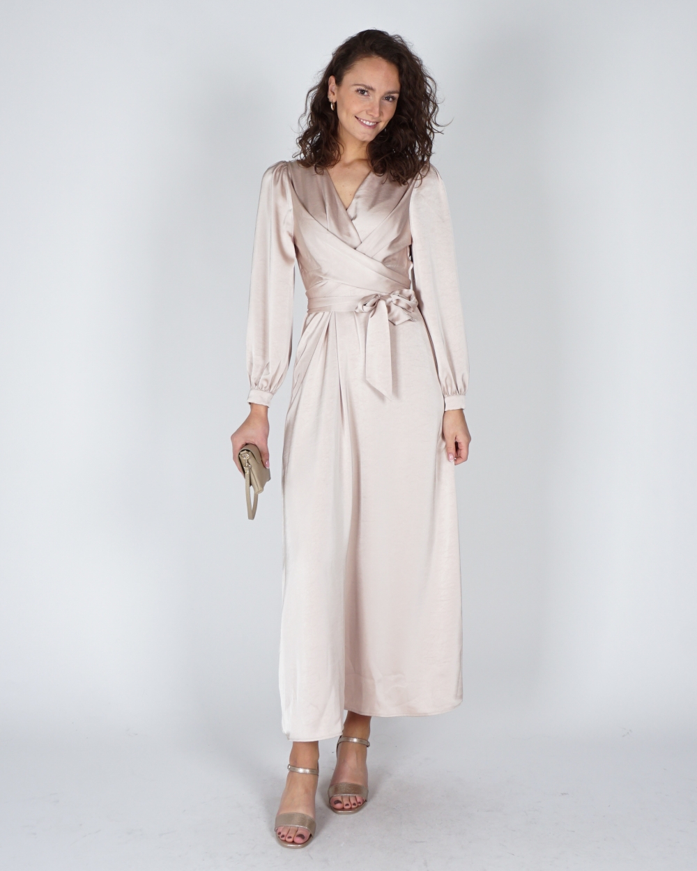 JURK BRETTI SATIJN BEIGE