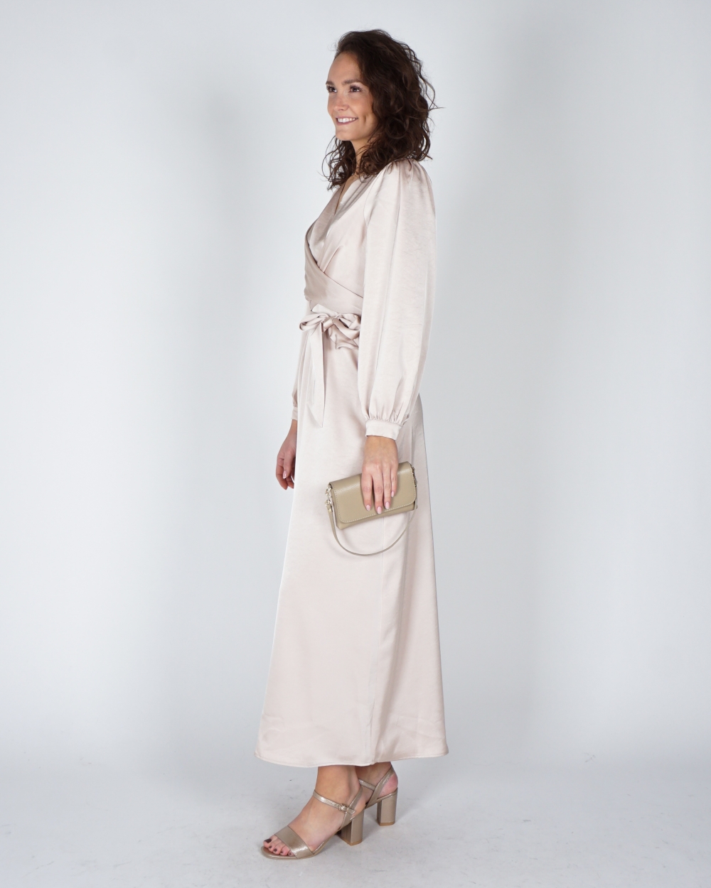 JURK BRETTI SATIJN BEIGE