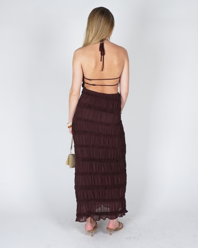 Gossip 2111 MAXI HALTER JURK