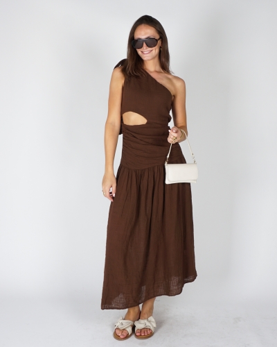 Gossip 13875 ONE SHOULDER JURK MET CUT OUT