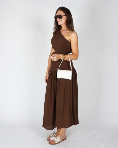 Gossip 13875 ONE SHOULDER JURK MET CUT OUT