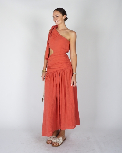 Gossip 13875 ONE SHOULDER JURK MET CUT OUT