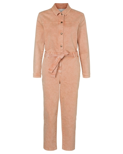 YAYA DENIM JUMPSUIT PINK
