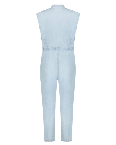 PHOENIX JUMPSUIT DENIM BLAUW