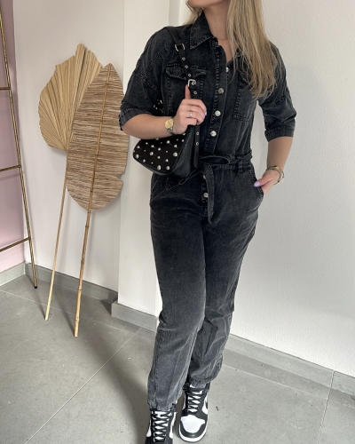 Gossip JUMPSUIT IRIS ZWART