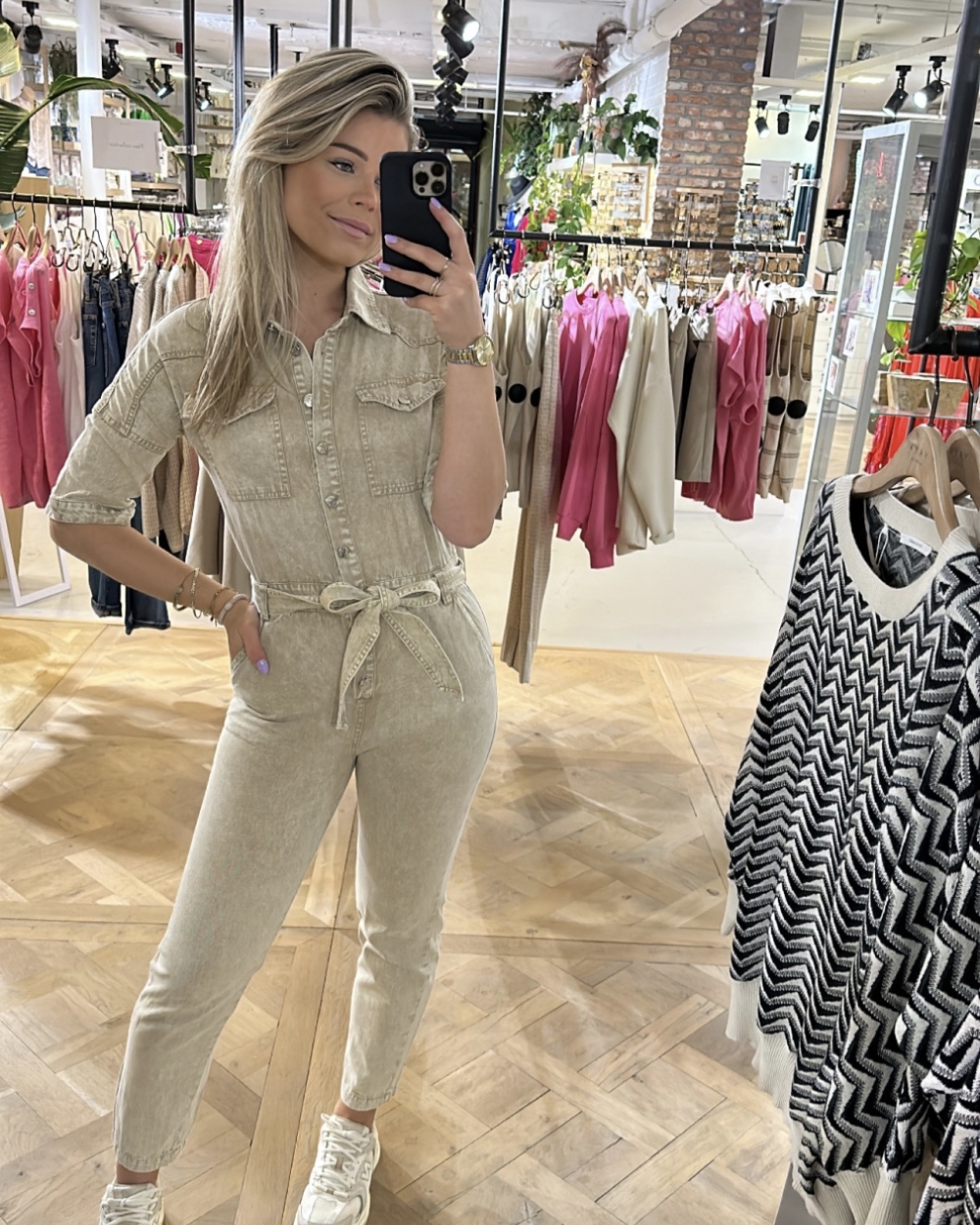 JUMPSUIT IRIS BEIGE