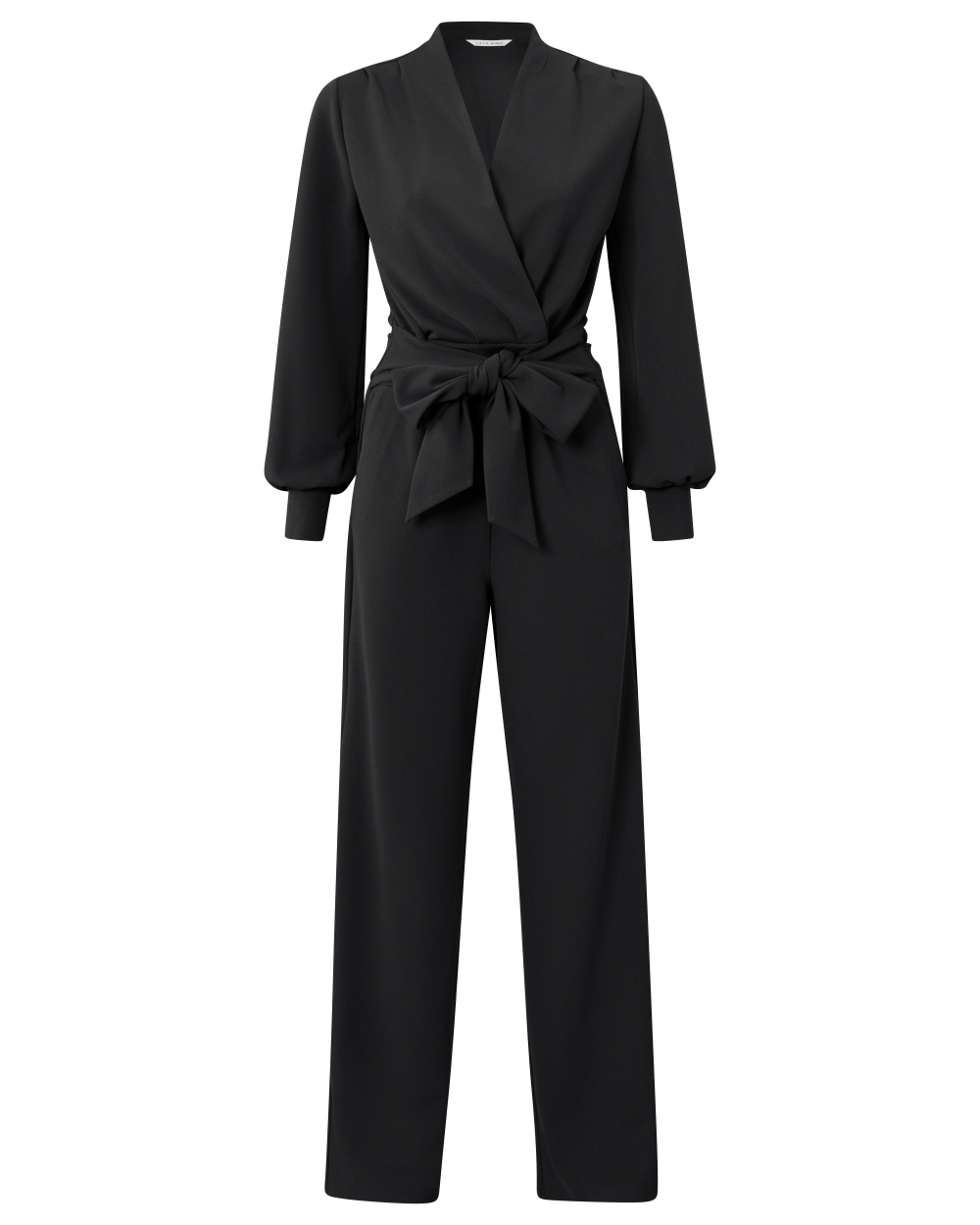 JERSEY JUMPSUIT ZWART