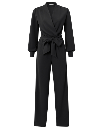 YAYA JERSEY JUMPSUIT ZWART