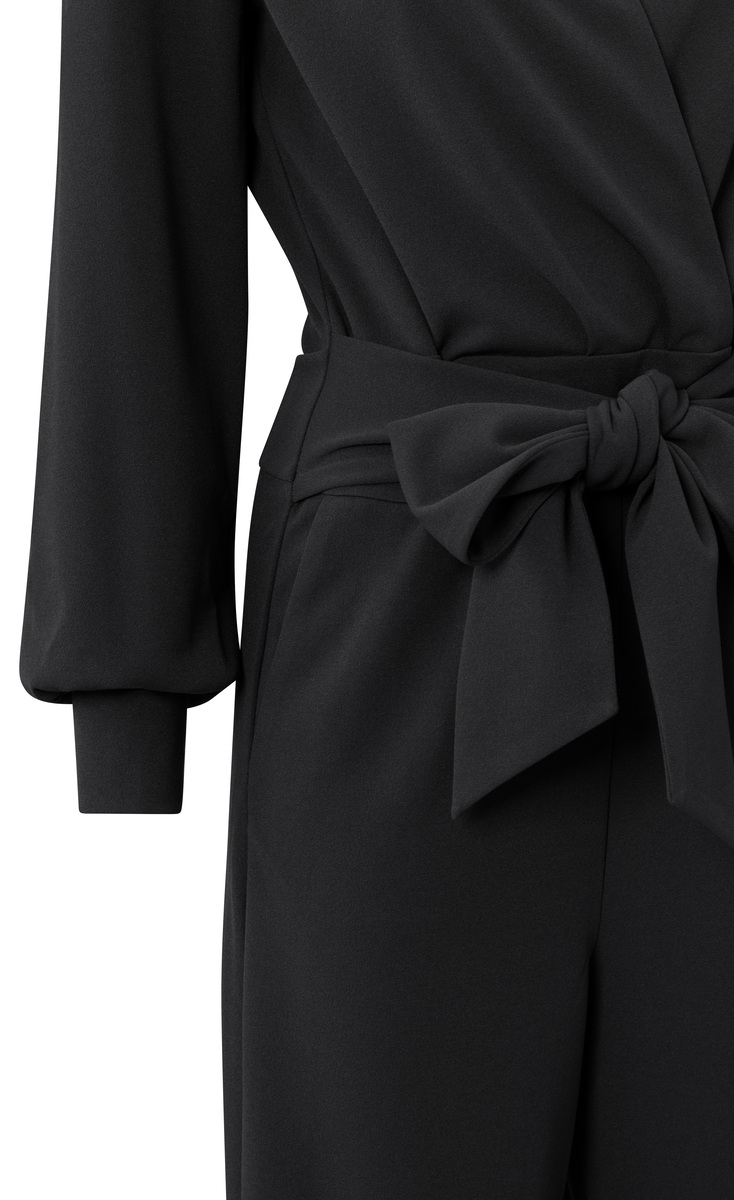 JERSEY JUMPSUIT ZWART