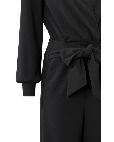 JERSEY JUMPSUIT ZWART