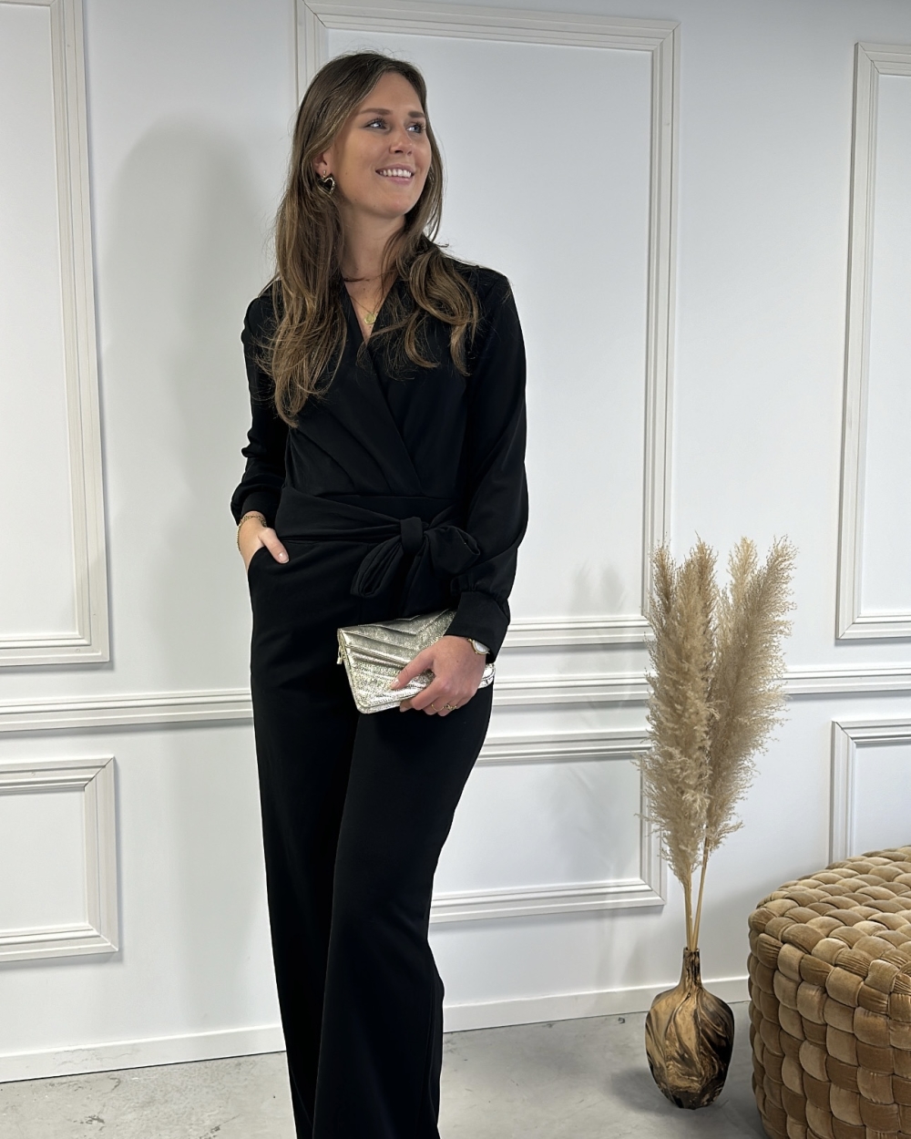 JUMPSUIT FENJA ZWART