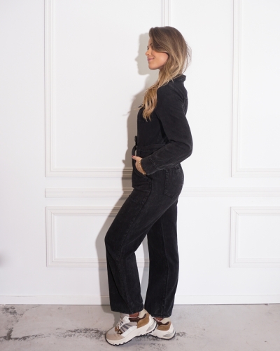 Gossip JUMPSUIT PIXIE ZWART