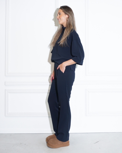 Neo Noir JUMPSUIT ARLO DONKERBLAUW