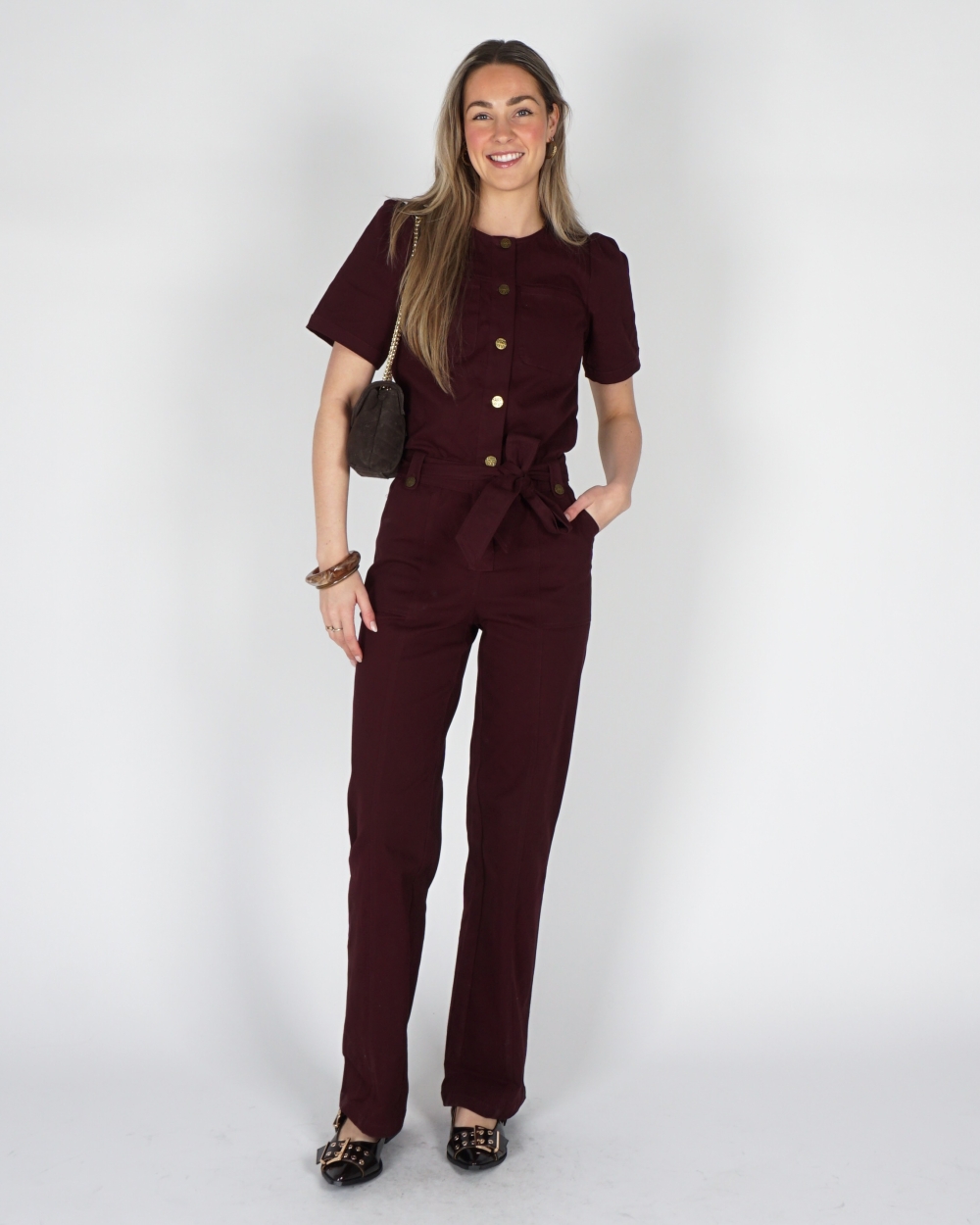 JUMPSUIT YAEL BORDEAUX