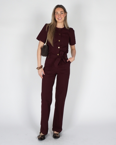 Harper & Yve JUMPSUIT YAEL BORDEAUX