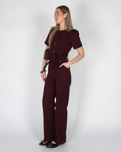 Harper & Yve JUMPSUIT YAEL BORDEAUX