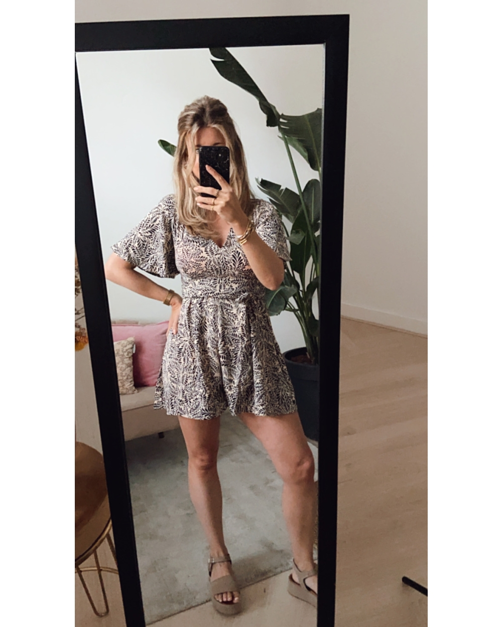 PLAYSUIT MET PRINT