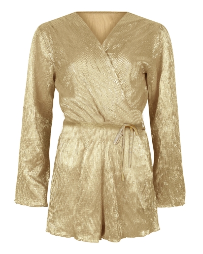 PLAYSUIT FLEUR GOUD