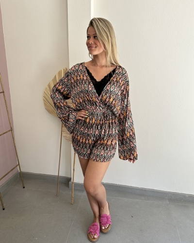 Gossip PLAYSUIT SOPHIA ZWART 