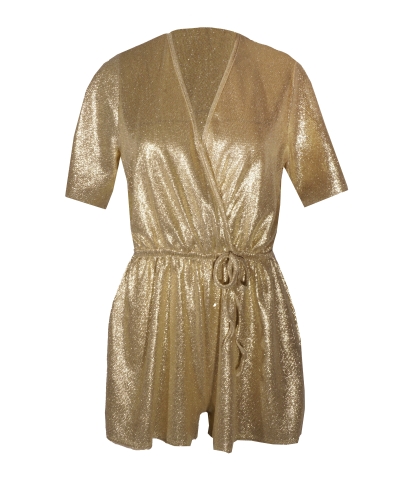 PLAYSUIT METALLIC GOUD