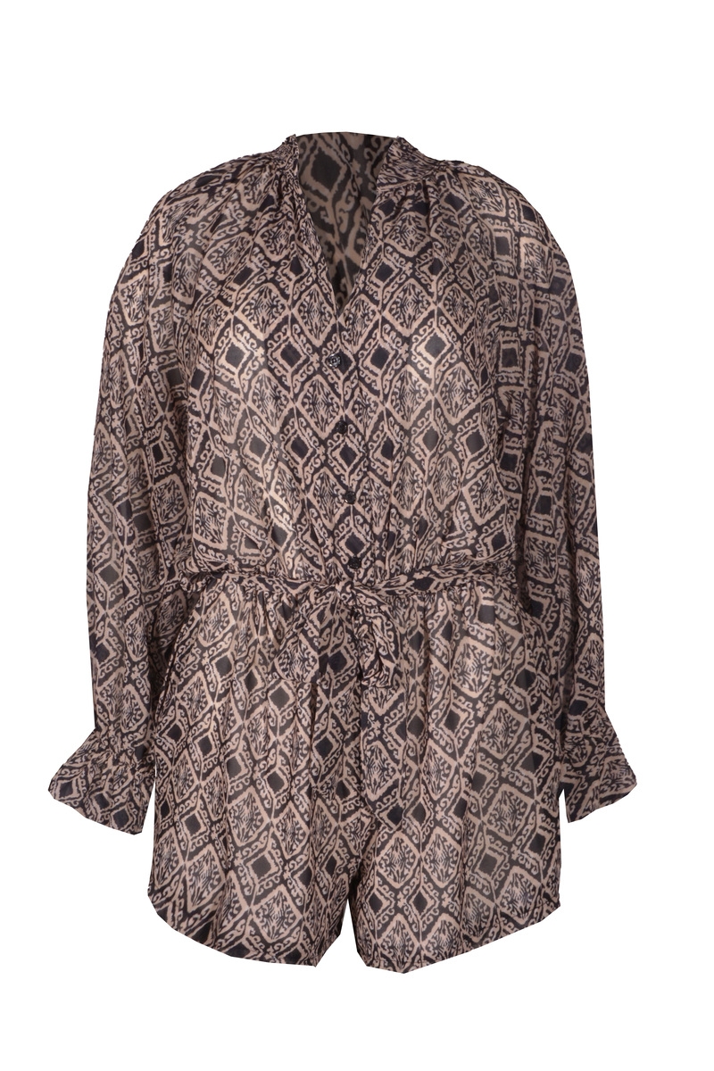 PLAYSUIT ALLY ZWART
