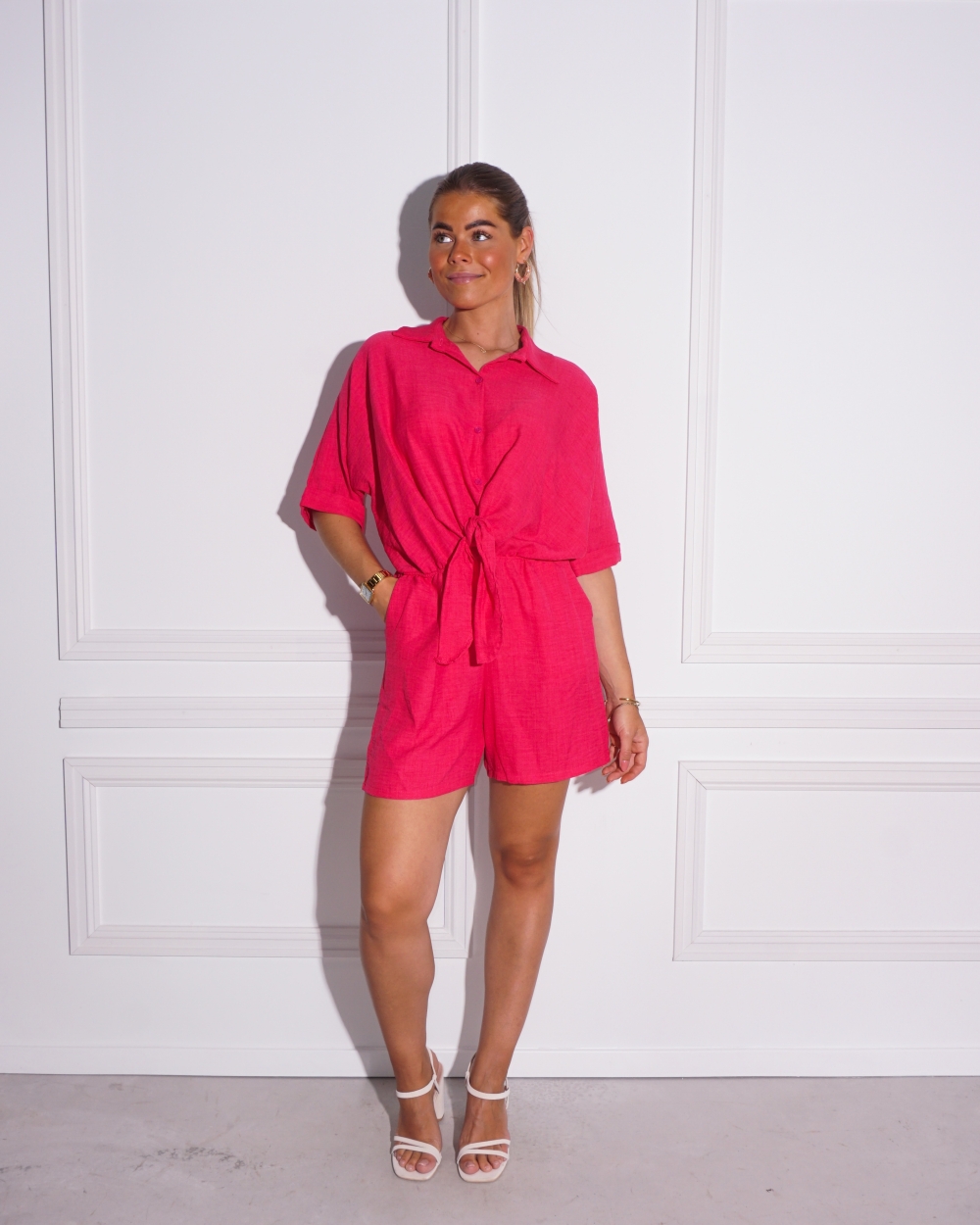 PLAYSUIT NINE ROZE