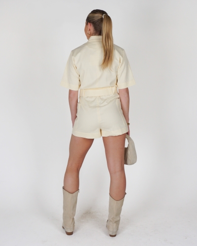 PLAYSUIT VIVEE LICHTGEEL