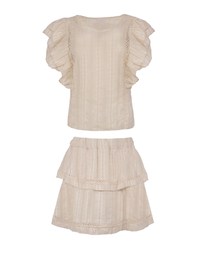 Gossip LACE SET KYRA BEIGE