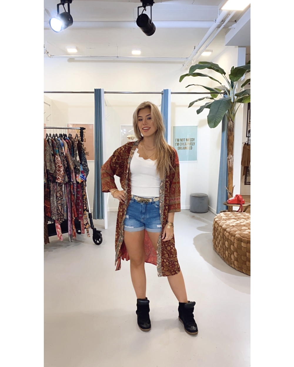 Gossip KIMONO MET PRINT Bloemenmix