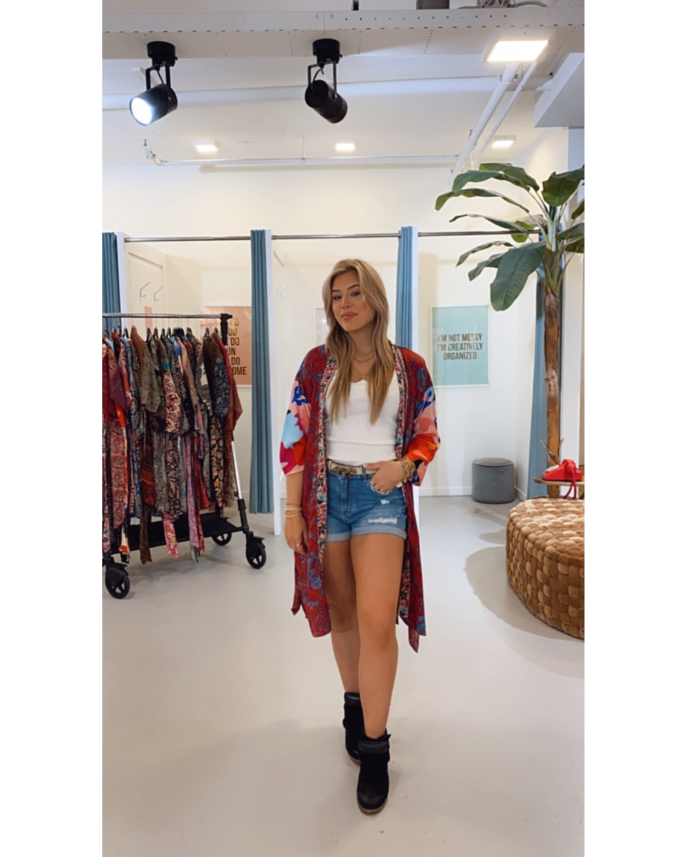Gossip KIMONO MET PRINT Bloemenmix