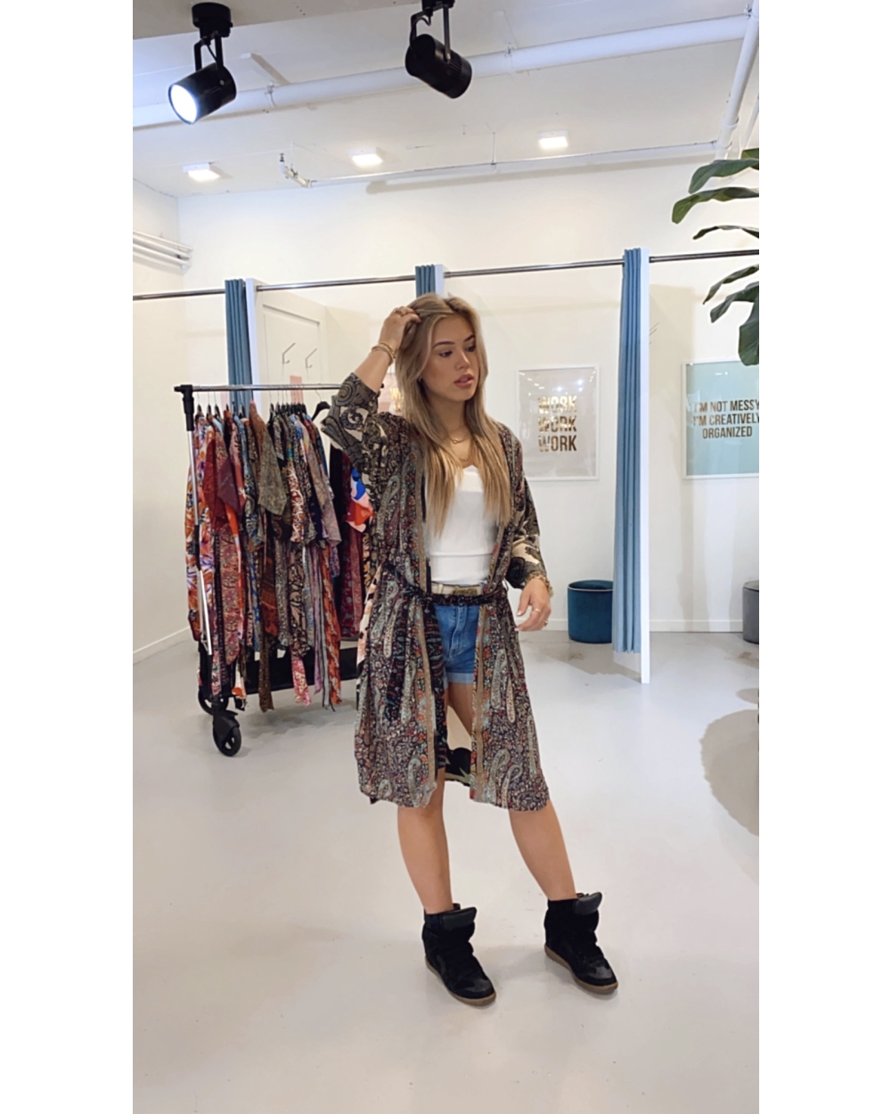 Gossip KIMONO MET PRINT Bloemenmix