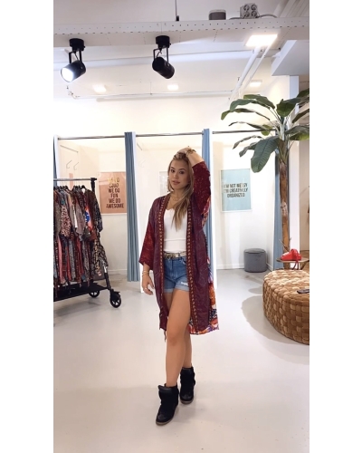Gossip KIMONO MET PRINT Bloemenmix
