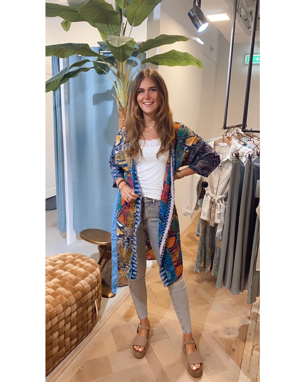 Gossip KIMONO MET PRINT Bloemenmix