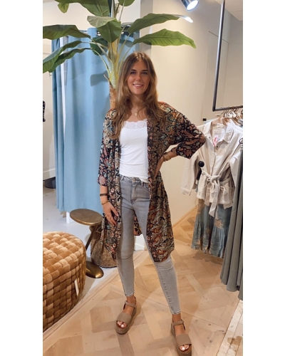 Gossip KIMONO MET PRINT Bloemenmix