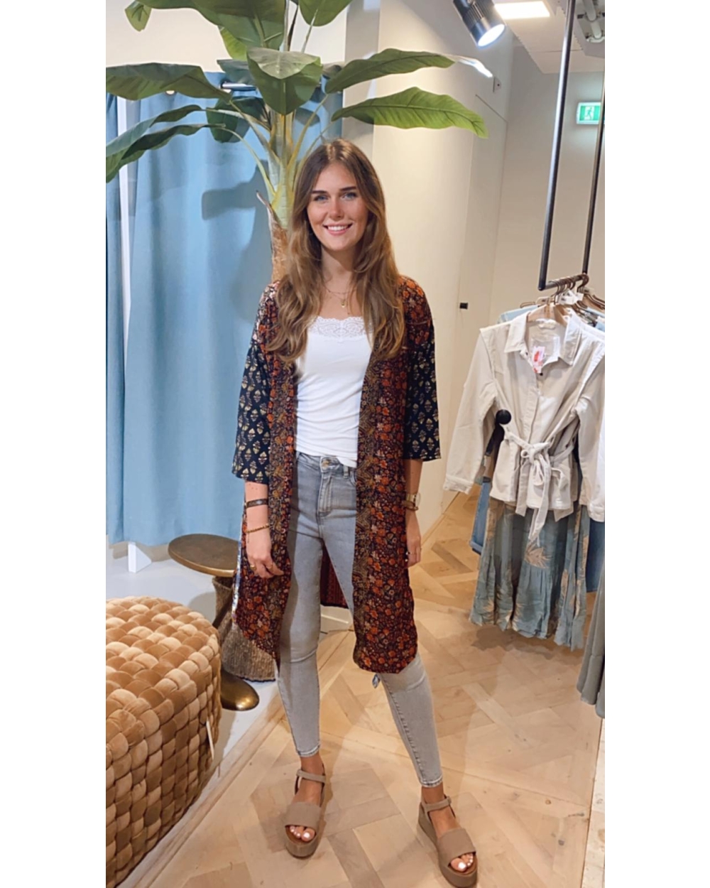 Gossip KIMONO MET PRINT Bloemenmix